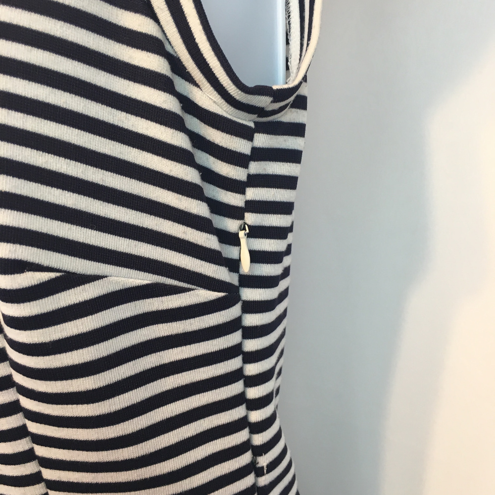 Women's Zara Basic striped dress - Picture 4 of 5